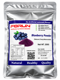 FORUN Blueberry Powder – Water Soluble, Natural Flavour