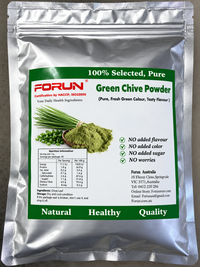 FORUN Pure Green Chives Powder – Fresh Green