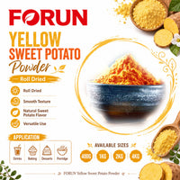 Yellow Sweet Potato Powder Roll Dried
