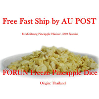 Freeze Dried Pineapple Dice 10x10mm