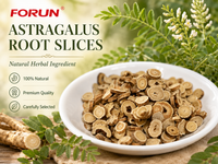FORUN Dried ASTRAGALUS Roots SLICES 黄芪 - Water washed