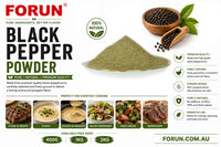 Black Pepper Powder Ground -100% Pure, Strong Flavour