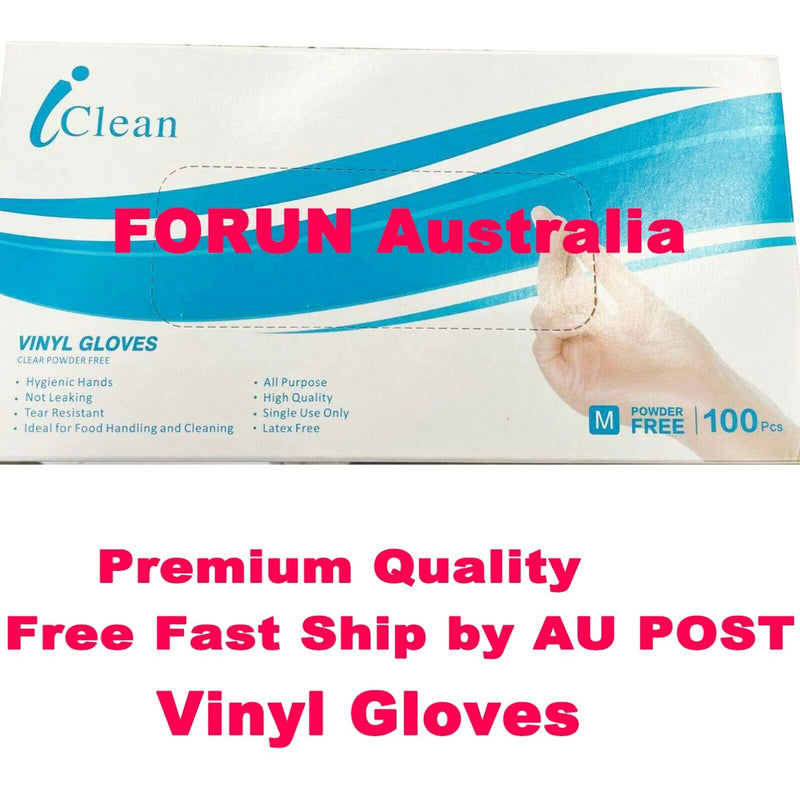Vinyl Gloves for Food Handling-Large Size